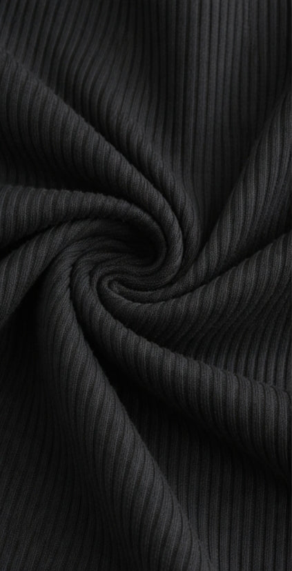 Jersey Canalé Soft Touch Escote Pico