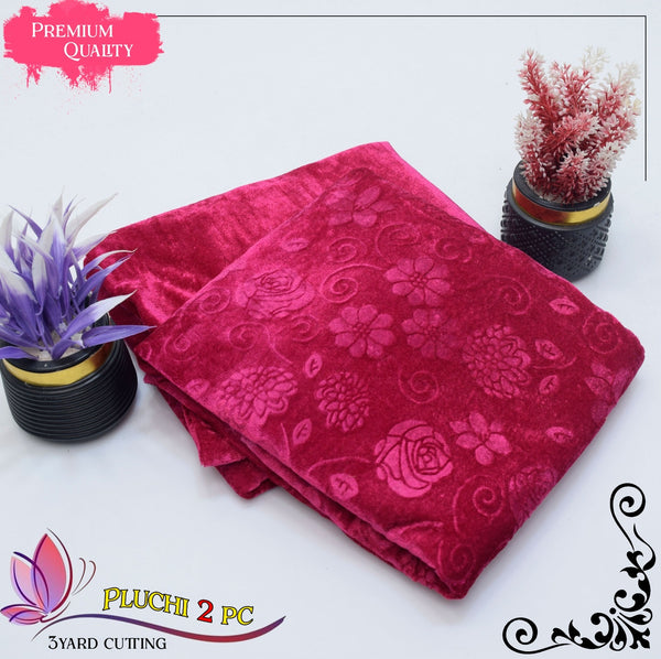 Korion velvet 2pc (RUBY)