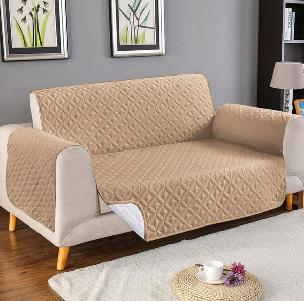 COTTON QUILTED SOFA RUNNER - SOFA COAT ( Skin )