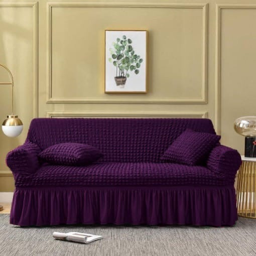 Persian Bubble Sofa Cover (Purple)