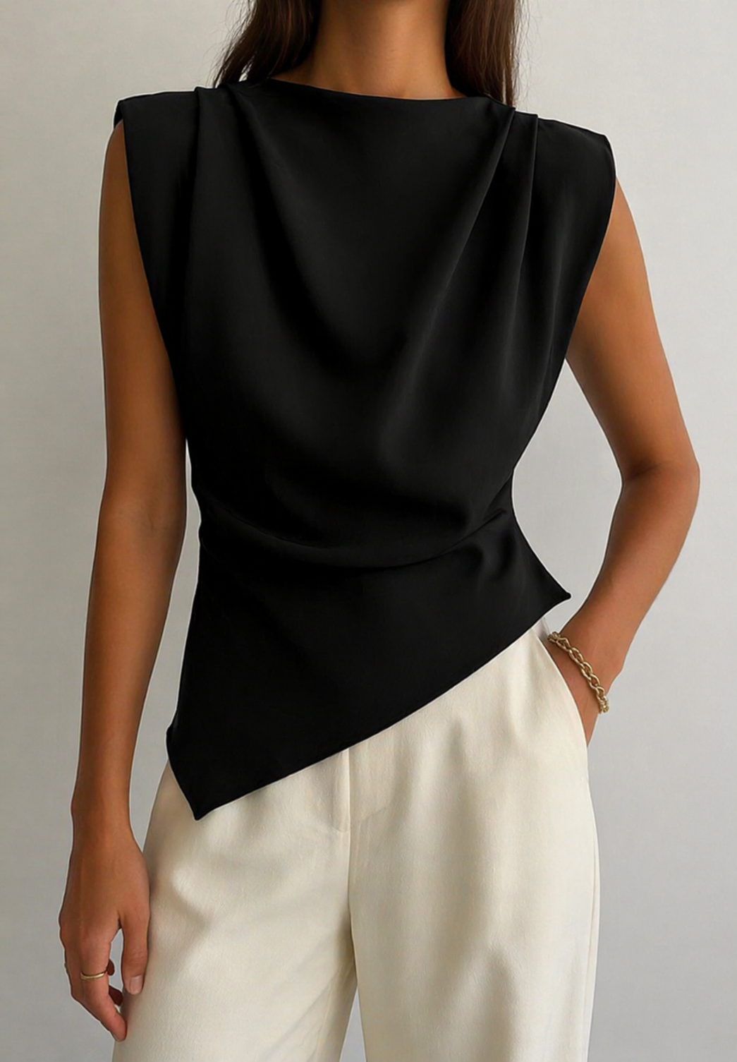 Top Elegante Asimétrico para Mujer