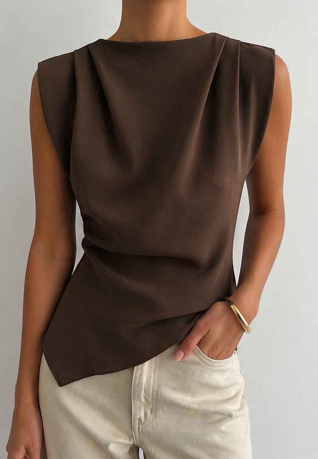 Top Elegante Asimétrico para Mujer