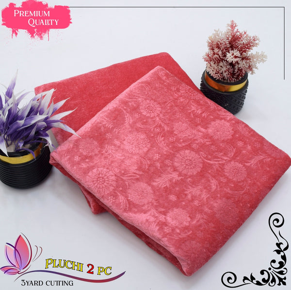 Korion velvet 2pc (PEACH)